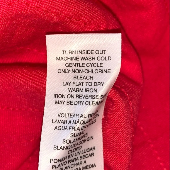 NEW Chicos 3 (US XL) Sequin Scoop Neck Tank Top Salsa Red Cotton Sleeveless - Picture 7 of 7